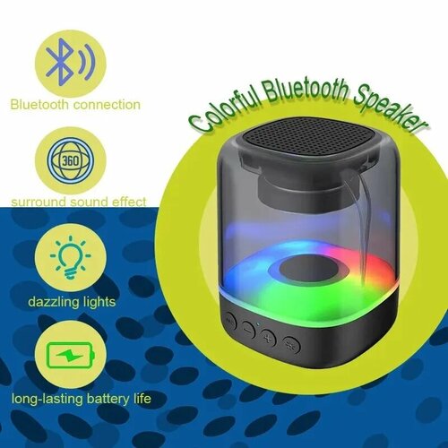 Беспроводная Bluetooth-колонка RGB 5,0.