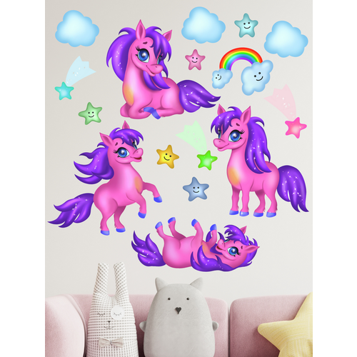 Интерьерные наклейки детские Stiker на стену, декор для дома, стикеры самоклеящиеся, украшения для комнаты, подарок