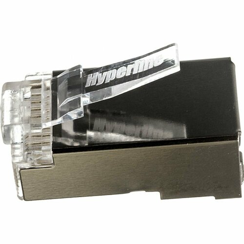Экранированный универсальный разъем под витую пару для одножильного и многожильного кабеля Hyperline PLUG-8P8C-U-C5-SH-100 12180₽
