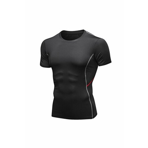 Футболка FORCELAB, размер XXL, красный, черный многоцветная быстросохнущая спортивная футболка с коротким рукавом для фитнеса тренировочная футболка для бега дышащая спортивная одежд