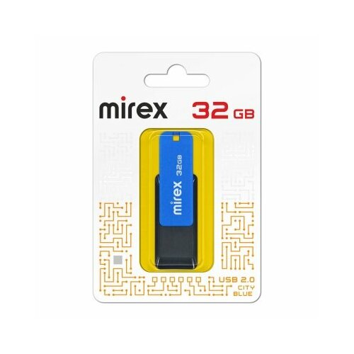 Флешка USB 32Gb (USB 2.0) Mirex City blue