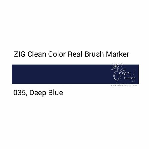 Маркер акварельный с кистью брашпен ZIG Clean Color Real Brush- штучно - цвет- 035