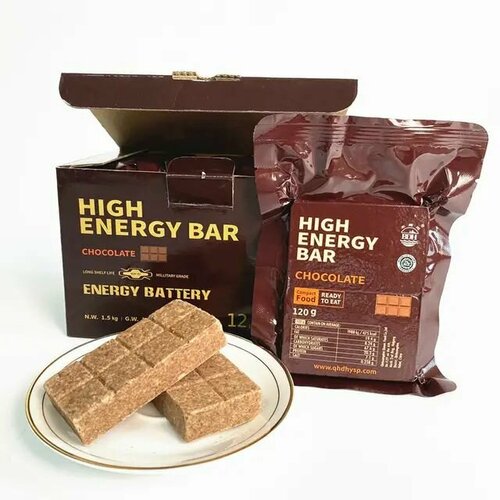 Аварийный рацион питания HIGH ENERGY BAR/Упаковка 12 пачек hocolate Шоколад