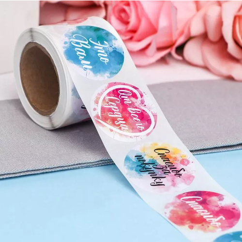 Наклейки для цветов и подарков 