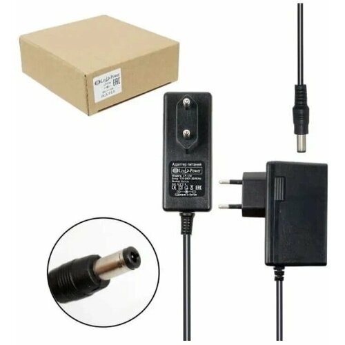 Блок питания для педалей эффектов 006A 9В обратной полярности внешний внутренний- разъем 55x25 мм 517₽