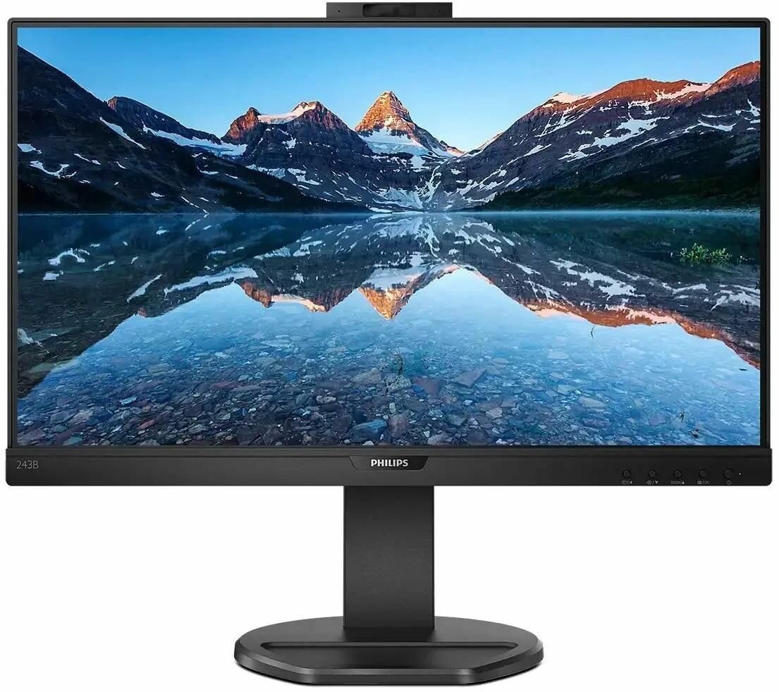 Монитор Philips 243B9H 23.8", черный [243b9h/00]