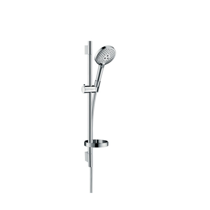 Hansgrohe Raindance Select S Душевой набор: штанга 65 см,3jet, мыльница, шланг, цвет хром 26632000