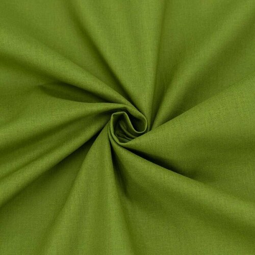 Ткань для шитья хлопок, 1 Метр ткани, Бязь ГОСТ Шуя, Отрез - 150х100 см, 14230 цвет хаки 2