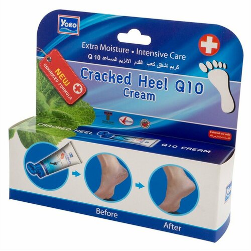 Siam Yoko Восстанавливающий крем для ног с коэнзимом Q10 от трещин и мозолей на пятках Cracked Heel Q10 Cream 50 г 1361₽