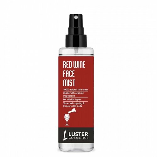 LUSTER Red Wine Face Mist Skin Toner Антивозрастной мист-тонер для лица с экстрактом красного вина 115мл