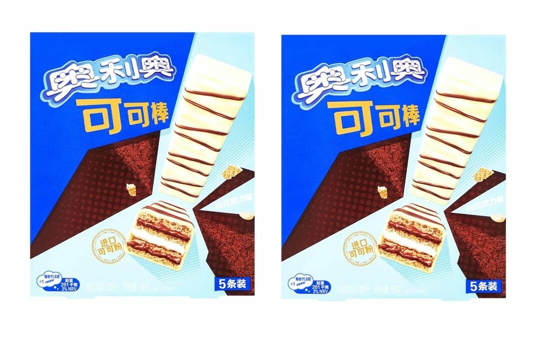 Oreo Вафельные Палочки Белый шоколад 2 шт по 58г