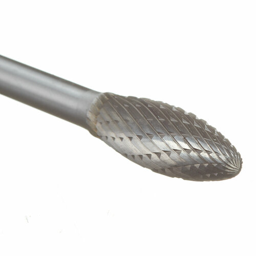 Борфреза пламевидная Debever DH 1025/6 D/C по металлу d10 мм твердосплавная