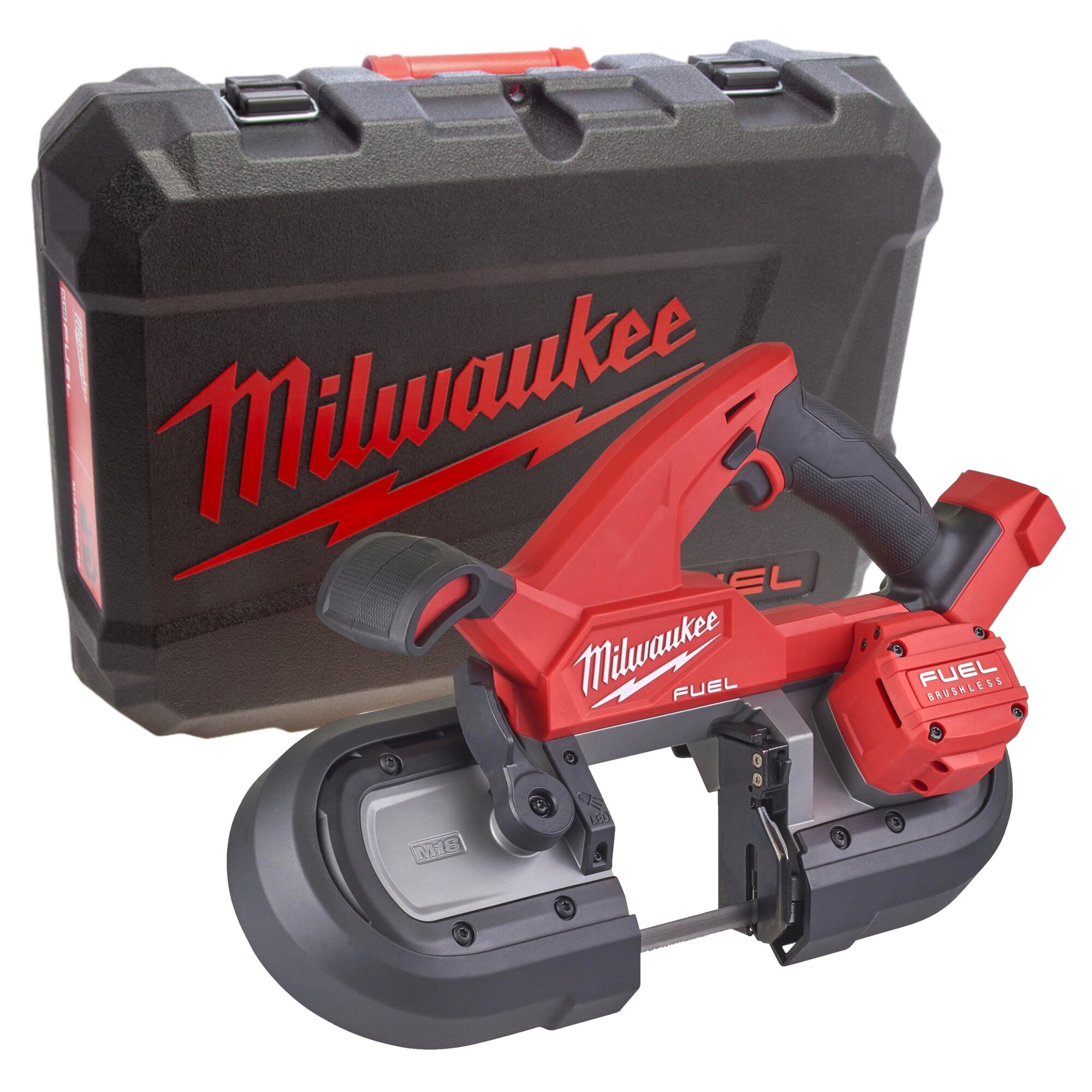 Аккумуляторная ленточная пила Milwaukee M18 FBS85-0C, 18 В, 165 м/мин, без АКБ и ЗУ, в кейсе, 4933471496