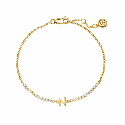 Браслет-цепочка, циркон