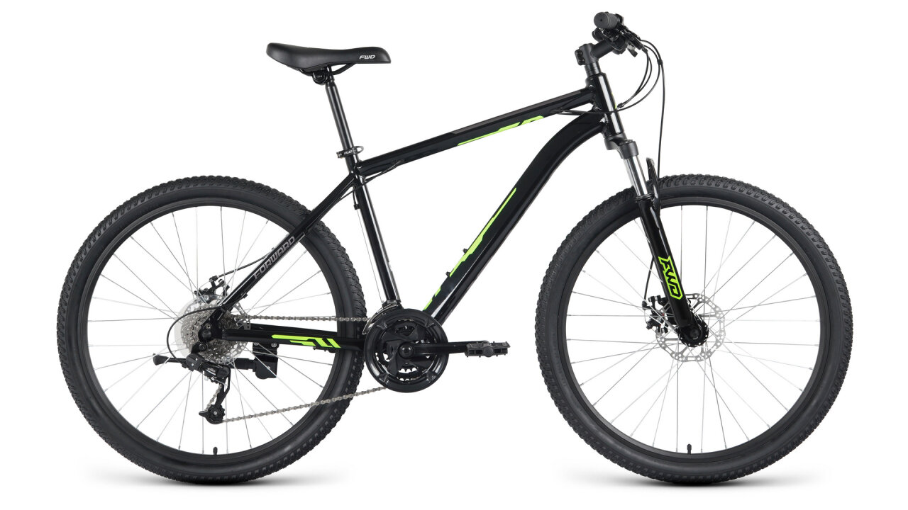 Горный велосипед Forward Katana 27.5 D (2023) 18" Черный (167-178 см)