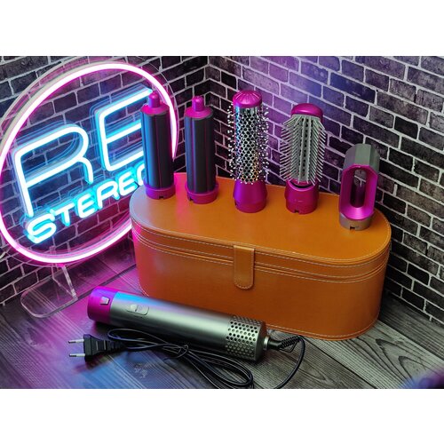 Фен-Стайлер 5 в 1 в подарочном кейсе комплект из 5 насадок 3890₽