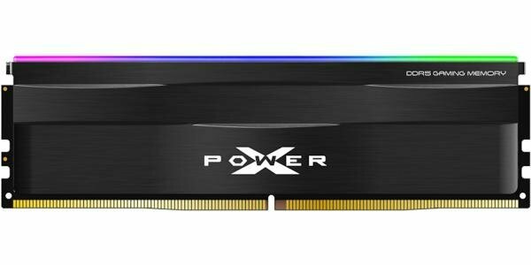 Оперативная память для компьютера 32Gb (1x32Gb) PC5-44800 5600MHz DDR5 DIMM CL40 Silicon Power XPower Zenith RGB SP032GXLWU560FSF