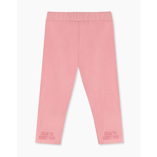 Капри Gloria Jeans, размер 2-4г/98-104, розовый легинсы gloria jeans размер 2 4г 98 104 розовый