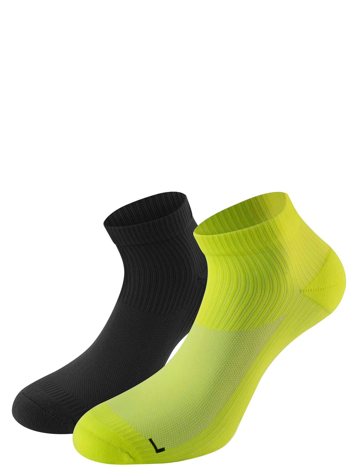 Носки LENZ Running 3.0 Neon Yellow/Black (EU:35-38)