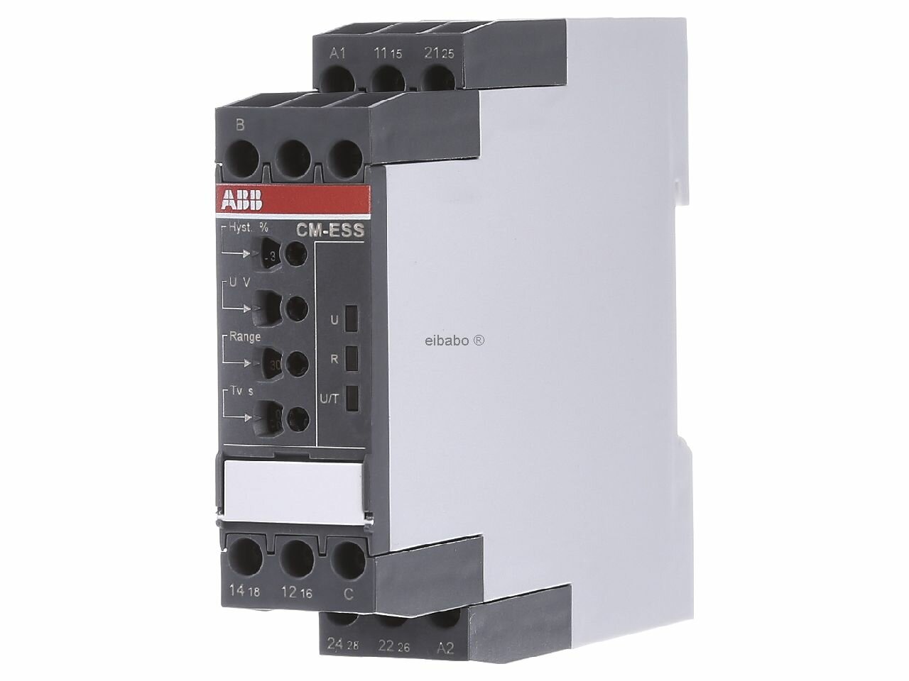 1SVR730830R0400 Однофазное реле контроля напряжения CM-ESS 2S (диапазоны измерения 3- 30В 6-60В 30-300В 60-600 AC ABB - фото №2