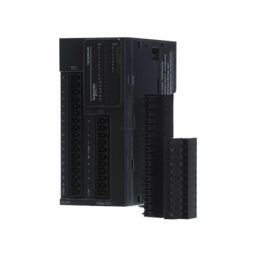 Модуль цифрового ввода / вывода ПЛК 16In / 8Out TM3DM24R – Schneider Electric – 3606480611544 se tm3am6 модуль ai4 ao2 для плк modicon