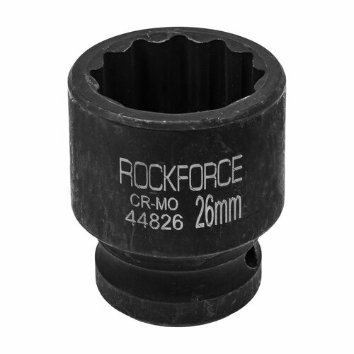 Головка ударная 26мм 12гр. 1/2' RockForce RF-44826