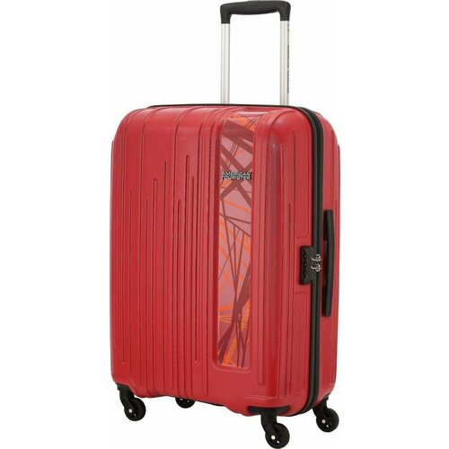 Чемодан American Tourister, размер L, красный чемодан american tourister matchup 78 л розовый
