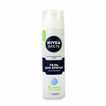 Гель для бритья Nivea Men для чувствительной кожи Успокаивающий 200 мл