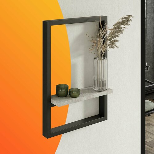 Полка настенная навесная для цветов лофт