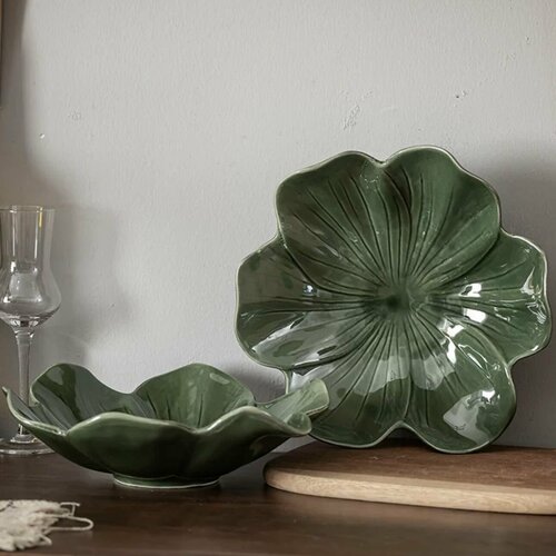 Блюдо сервировочное в форме лотоса Блюдо