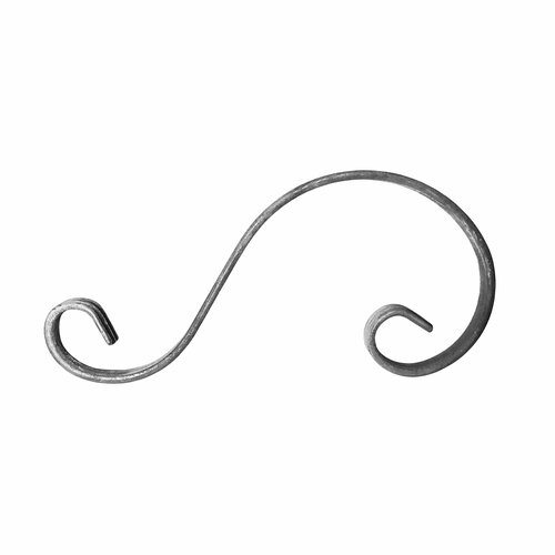 Элемент кованый завиток S-образный 275x125 мм81964753 874₽