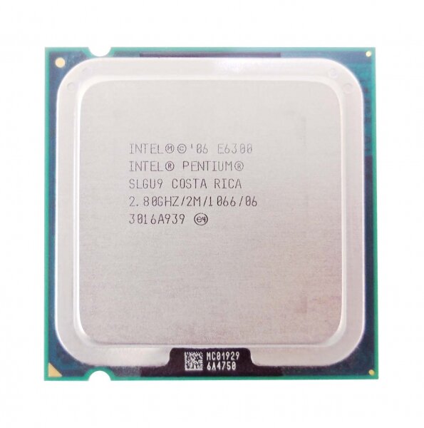 Процессор E6300 Intel 1867Mhz