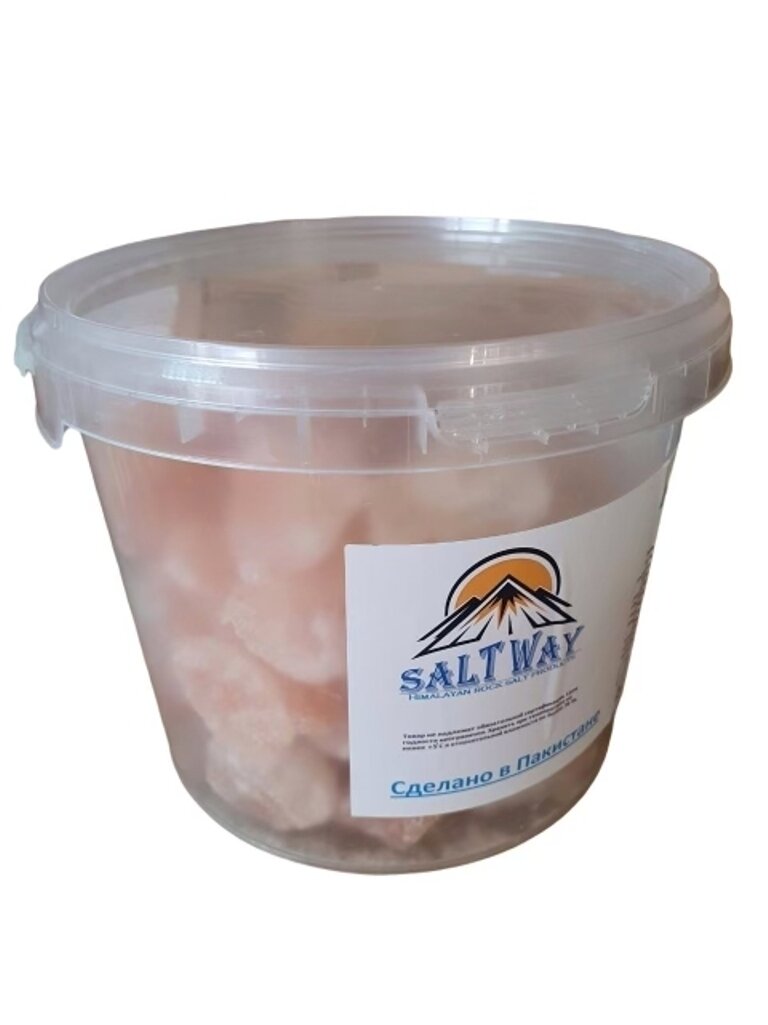 Гималайская соль в кристаллах, ведёрко 3кг