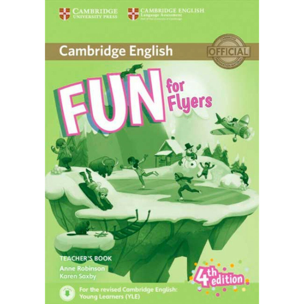 Anne Robinson, Karen Saxby "Fun for Flyers Teacher’s Book with Downloadable Audio" мелованная - фото №3