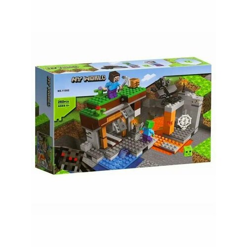 конструктор lego minecraft 21166 заброшенная шахта 248 дет Конструкторы Minecraft: Заброшенная шахта 260 дет. 11582