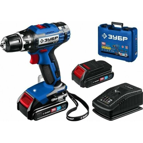 Дрель-шуруповерт аккумуляторная ЗУБР DL-201-22 56970₽