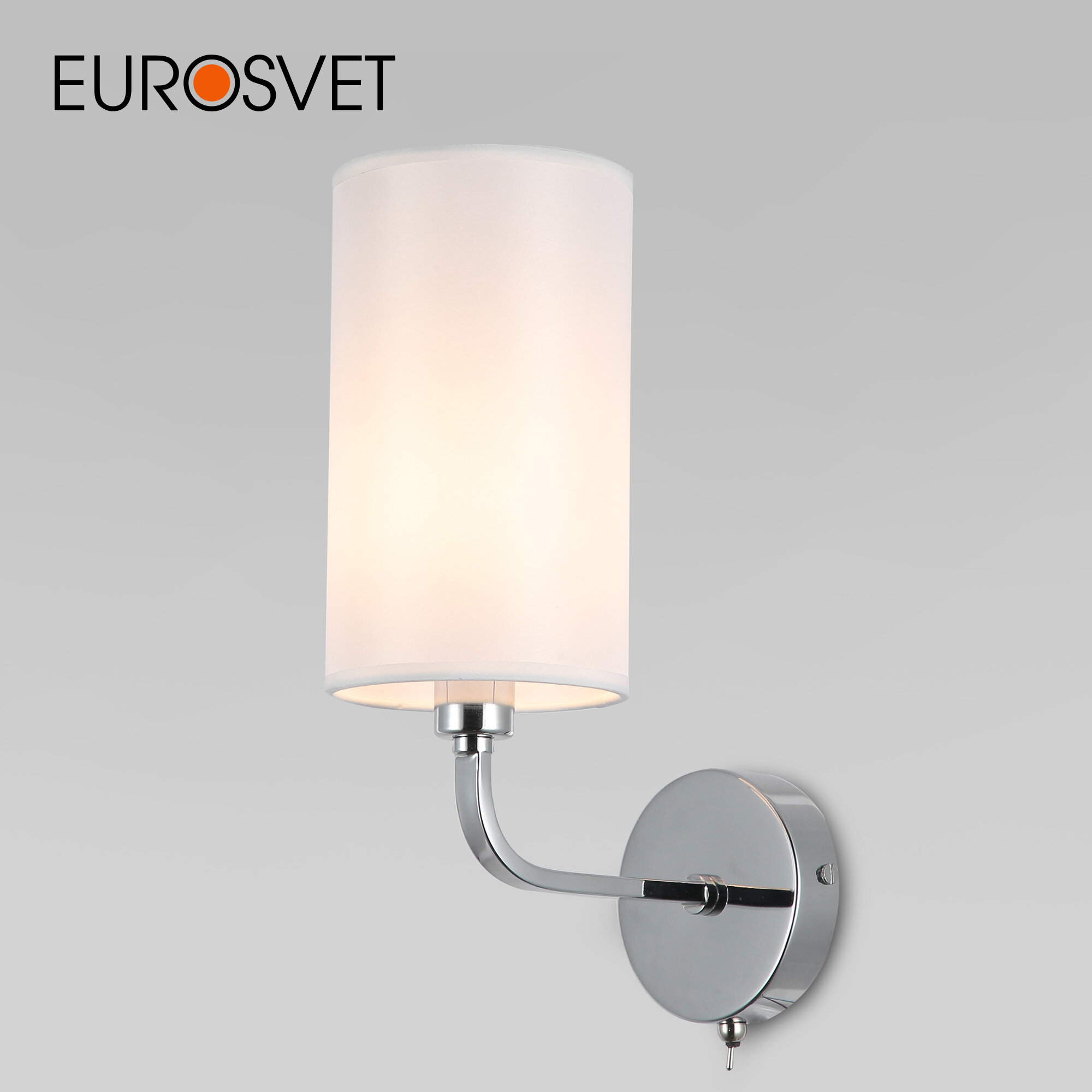 Бра / Классический настенный светильник Eurosvet 60128/1 хром
