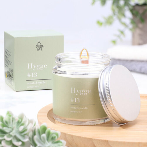 Arida Home Свеча ароматическая Hygge 13 Цитрус юзу соевый воск в банке 90 г 1122₽