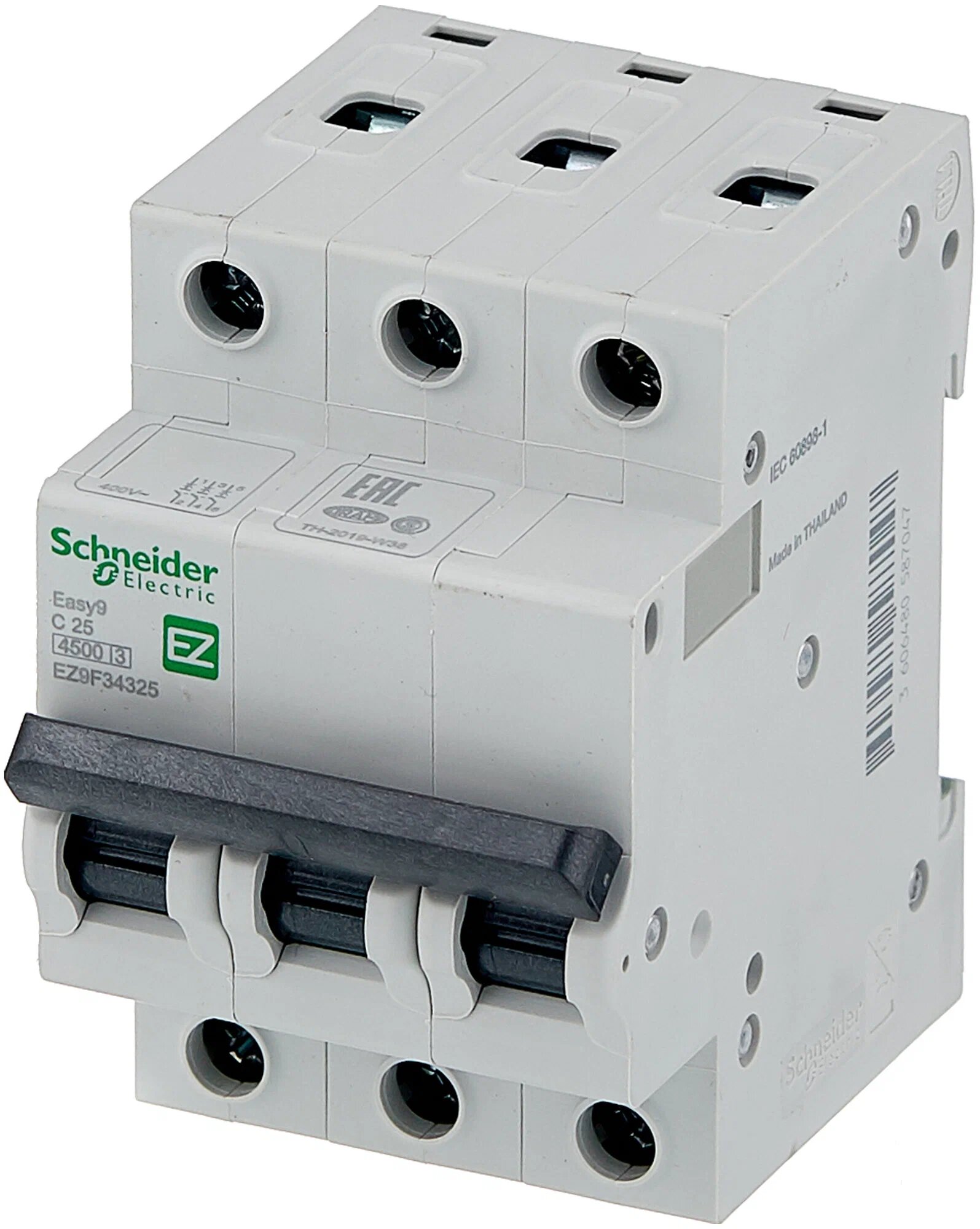 Автоматический выключатель Schneider Electric EASY 9 3П 25А /EZ9F34325/