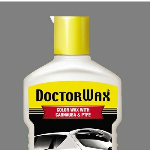 Цветной полироль с полифлоном Doctor Wax Белый White / COLOR WAX WITH CARNAUBA & PTFE DW8409 1шт