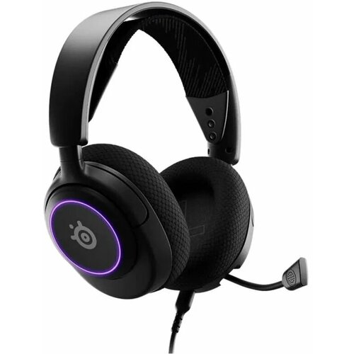 Наушники с микрофоном Steelseries Arctis Nova 3 черный 12м накладные оголовье 61631 13200₽