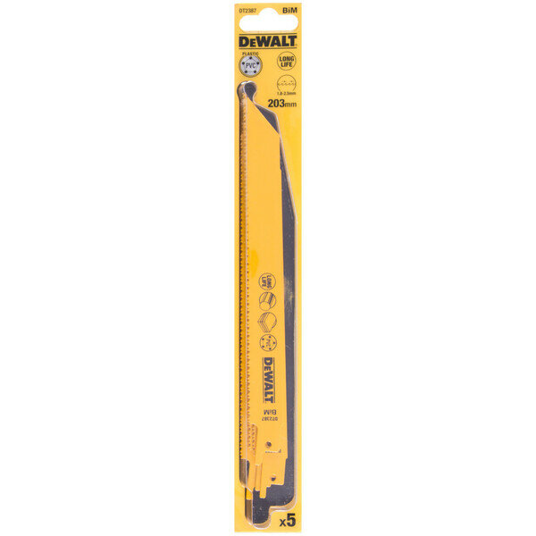 DeWALT DT2387, 203 мм, 5 шт.