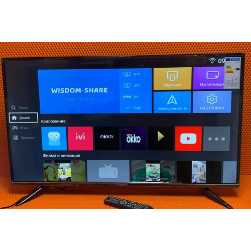 Новый SMART TV 4K Телевизор 43109 см 1599900₽
