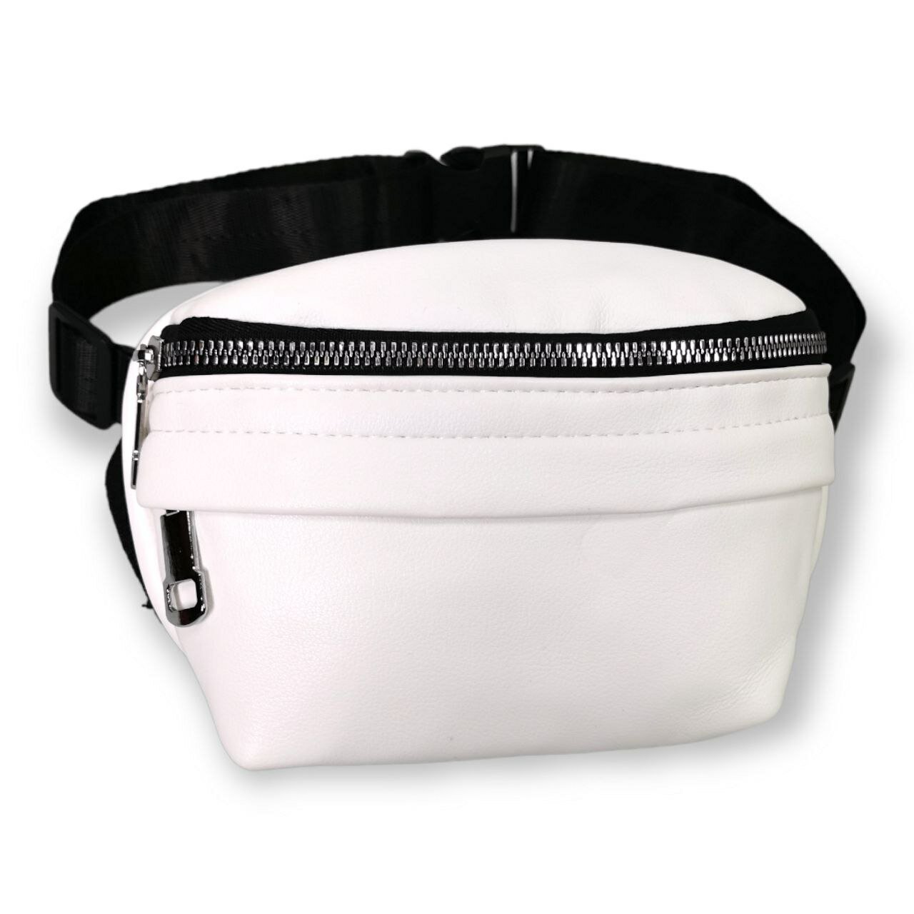фото Мужская поясная сумка, женская сумка на пояс, сумка из экокожи, сумка на плечо, черная