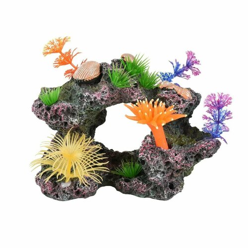 Грот для аквариума Коралл Flamingo 18 х 14 х 14 см полирезин FL410280 3870₽