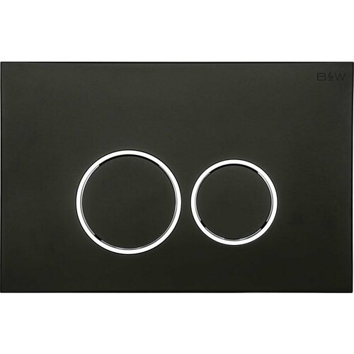 Клавиша смыва BlackWhite Universe WPI-09512 черный матовый 5410₽