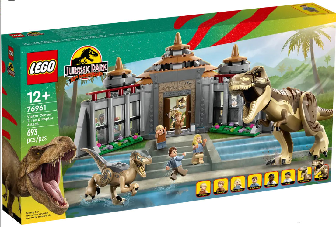 LEGO Jurassic World 76961 Центр для посетителей: Ти-рекс против Раптора