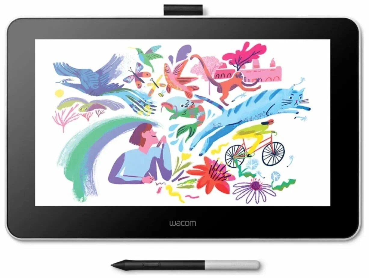 Интерактивный дисплей WACOM One 13 pen display (DTC133W0B)