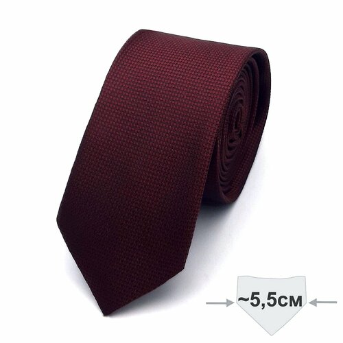 Галстук NC, бордовый