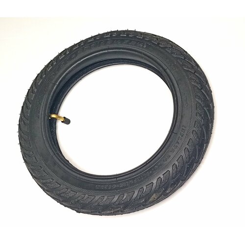 Покрышка с камерой 12 1/2 x 2 1/4 (62-203) электросамоката Kugoo C1 pro, plus (кривой ниппель)